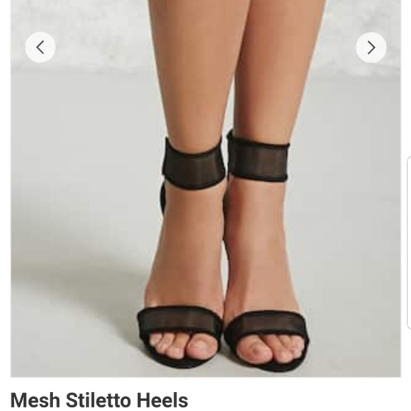 Mesh Stiletto Heels - Picture 4 of 4